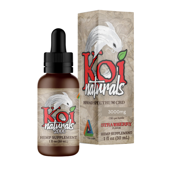 Koi CBD Broad Spectrum Tincture*** / Strawberry / 3000mg